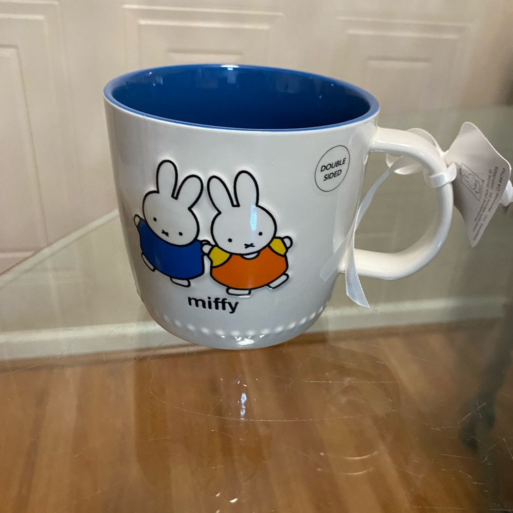 Miffy Blue and White Coffee Mug
